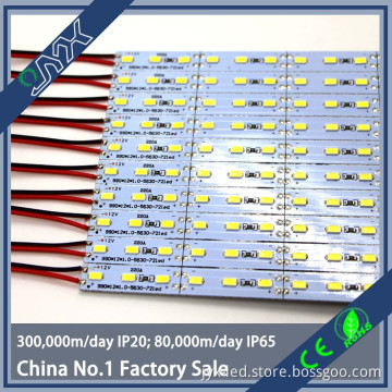 LED bar light-super bright DC12V led linear aluminum hard 5730/5630 72 leds/m strip light for cabinet